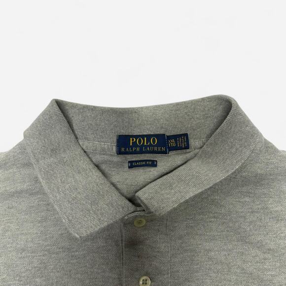 Polo Ralph Lauren Big Pony Grey Polo Shirt XXL Classic Fit - Picture 5 of 6